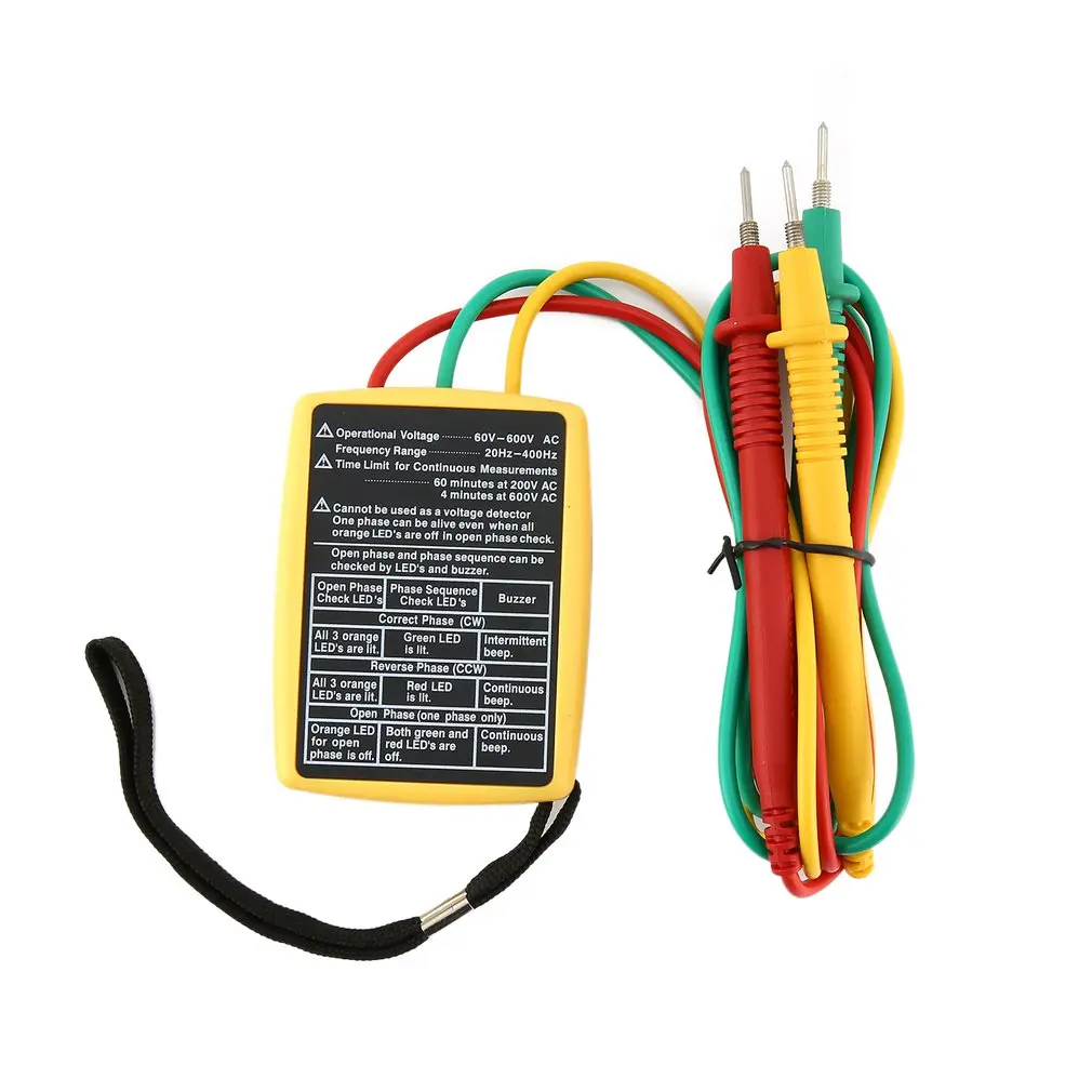 JTW 8030 портативный 3 фазный измеритель последовательности мультиметр наличие