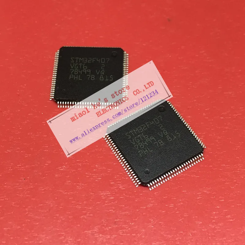 

100% New STM32F407VGT6 STM32F407 32BIT 1MB FLASH 100LQFP new and original