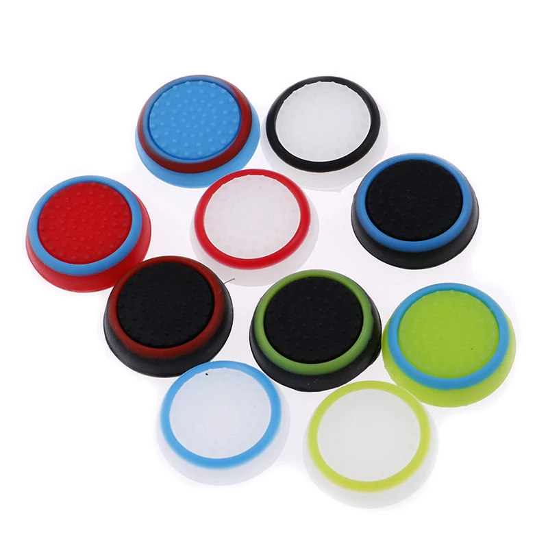

4pcs Silicone Analog Thumb Stick Grips Cover for PlayStation 4 PS4 Pro Slim for PS3 Controller Thumbstick Caps for Xbox 360 One