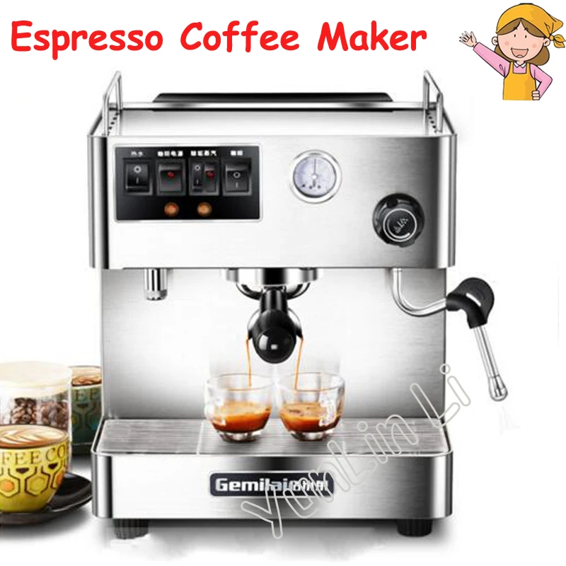 220V Espresso Coffee Maker Semi-Automatic Making Machine for Commercial Office User CRM3012 | Бытовая техника