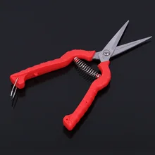 SURROUNDOK Stainless Steel Garden Shears Simple Pointed Mouth horticulture Hand Pruner Anti-Slip Grip Pruning Scissors SURROUNDOK Stainless Steel Garden Shears Simple Pointed Mouth horticulture Hand Pruner Anti-Slip Grip Pruning Scissors