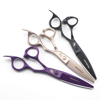 

Freelander 6CR Scissors for Hairdressers Barber Shop Supplies Titanium Professional Hairdressing Scissors for Cutting Hair