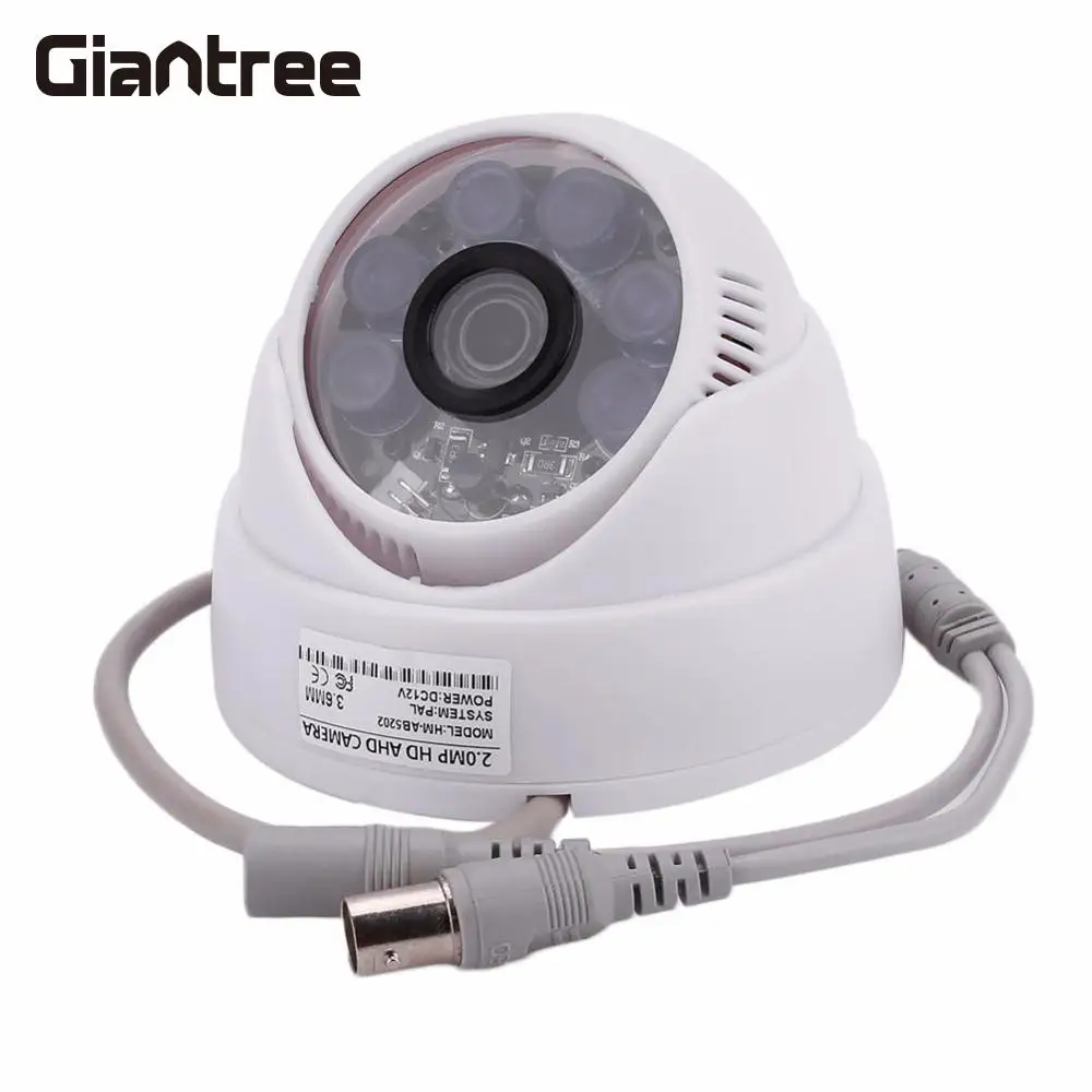 

giantree 2MP 1080P HD AHD Camera Coaxial CCTV Surveillance Monitor ABS Shell 3.6mm