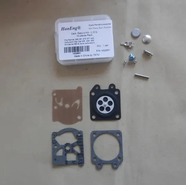 335 Carb Repair Kit Fits Mcculloch Mac Cat 435 440 Chainsaw 335 Carb Repair Kit Fits Mcculloch Mac Cat 435 440 Chainsaw Carburetor Diaphragm Gasket Spring
