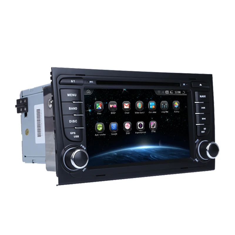 Sale CarExc Android 9.0 For Audi A4 S4 RS4 SEAT EXEO Car DVD Player With GPS Navigation System WiFi Bluetooth USB SD Radio Multimedia 5