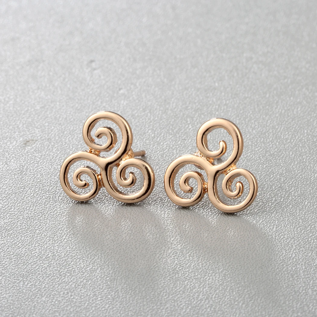 Серьги Kinitial 2019 с рисунком Triskelion для женщин серьги девочек в стиле панк хип хоп