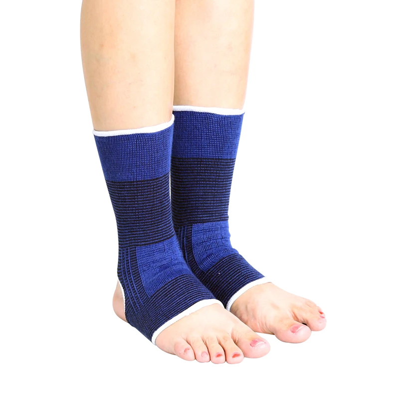 Ankle Support Protection 1 Pair Super Soft Gym Running Foot Bandage Elastic Brace Guard Sport Fitness