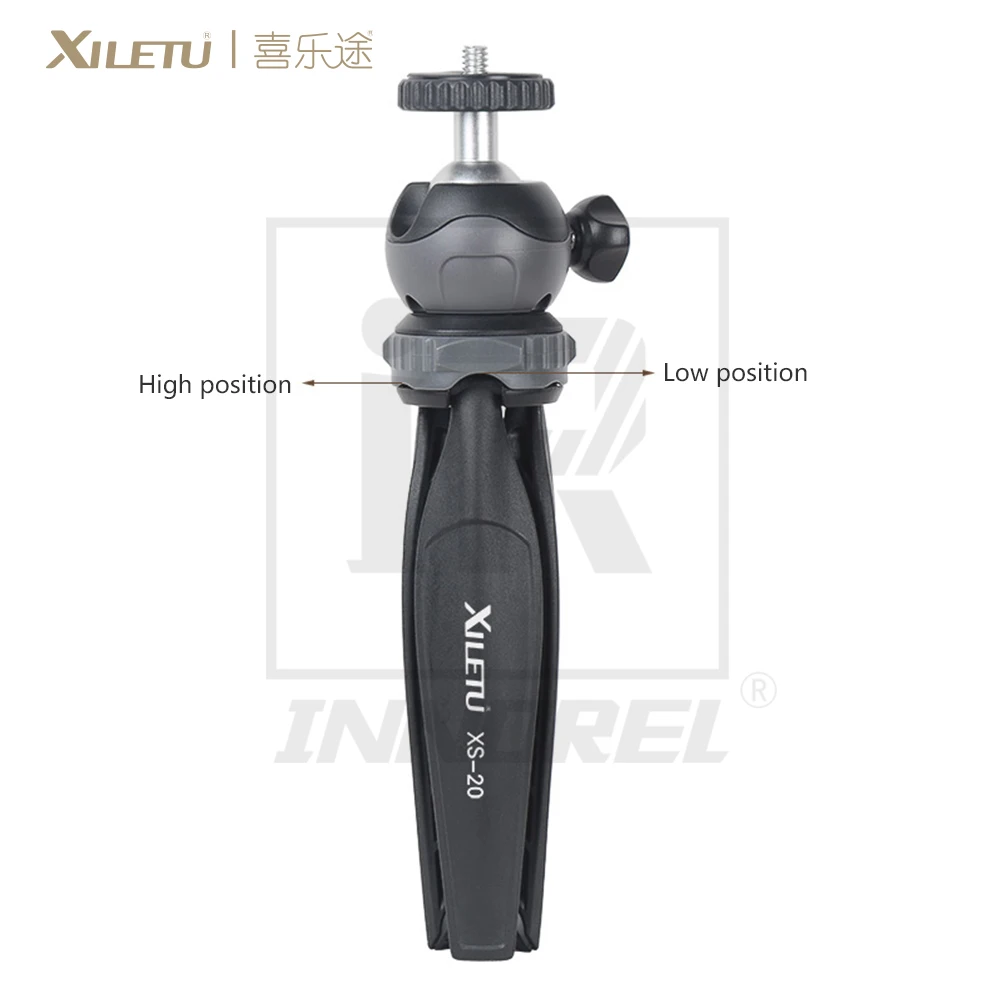 XILETU XS 20 многофункциональный настольный мини штатив для мобильного телефона и DSLR
