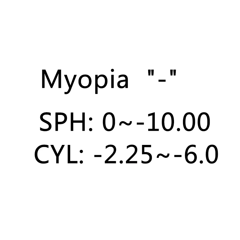 Ovza 1,61 очки против голубого излучения линзы супер тонкие линзы при близорукости асферические линзы Близорукие CR39 Смола Лен Анти-усталость можно настроить - Цвет линз: myopia