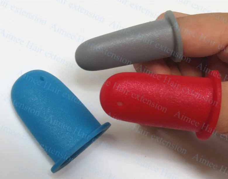 Free shipping three size Finger Protector,Cots for hair extension bonding Free shipping three size Finger Protector,Cots for hair extension bonding