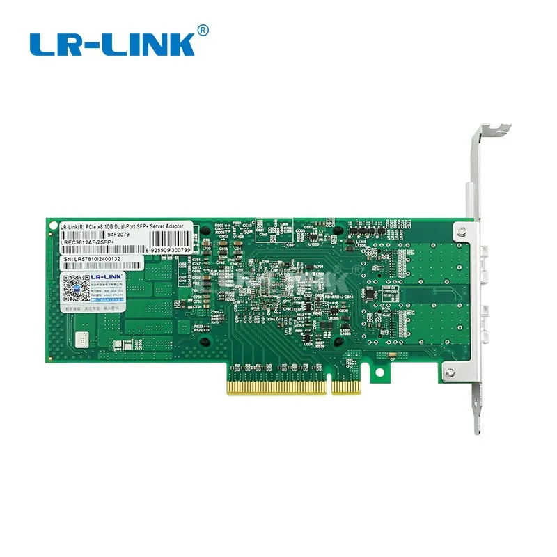 LR LINK 9812AF 2SFP dual port 10 gigabit ethernet Network Card PCI Express fiber optical server 4