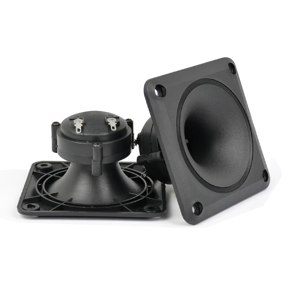 Audio Speakers Piezoelectric Tweeter 87*87MM Loudspeaker Piezo Tweeter Treble Audio Speaker 2pcs For Home Theatre