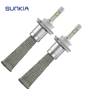 

2Pcs/Set R3 Car LED Headlight Conversion Kit H13 Hi/Lo Beam Car Styling High Power 80W 9600LM Headlamp Bulb 6000k