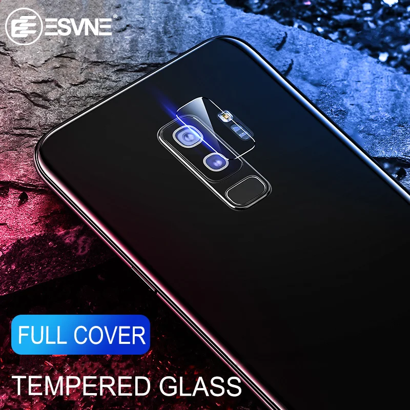 ESVNE 2 шт./лот HD Стекло для Samsung Galaxy s6 s7 edge s8 s9 plus note 8 9 задняя камера защитная пленка