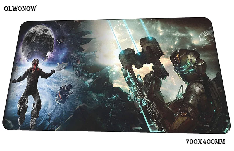 Dead space коврик для мыши 700x400x3 мм игровой коврик для мыши большой геймерский коврик мультяшный компьютерный стол padmouse клавиатура великолепные игровые коврики - Цвет: size 700x400x3mm