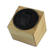 Часы Winder, LT деревянный автоматический поворот 1+ 0 Часы Winder чехол для хранения дисплей коробка(снаружи сосновый цвет и внутри черный