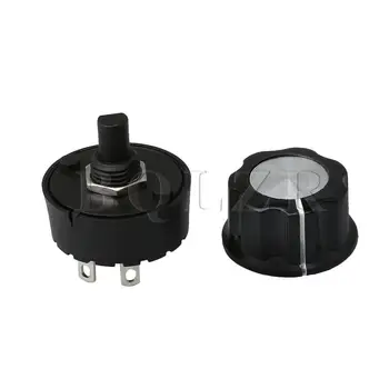 

BQLZR 2 Positions Rotate Selector Rotary Switch & Knob for Mixer Juicer Soya-bean Milk Machine Home Appliance Power Under 800w