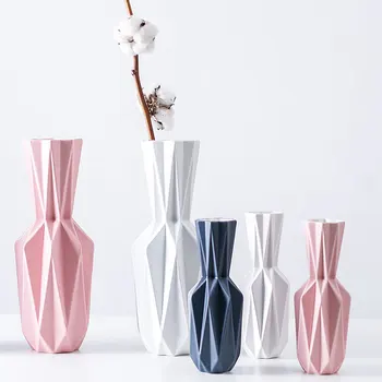 

The origami Vases Ceramic Tabletop big Vase Home Decoration vase Fashion Modern european style Flower vase Household Decoratio