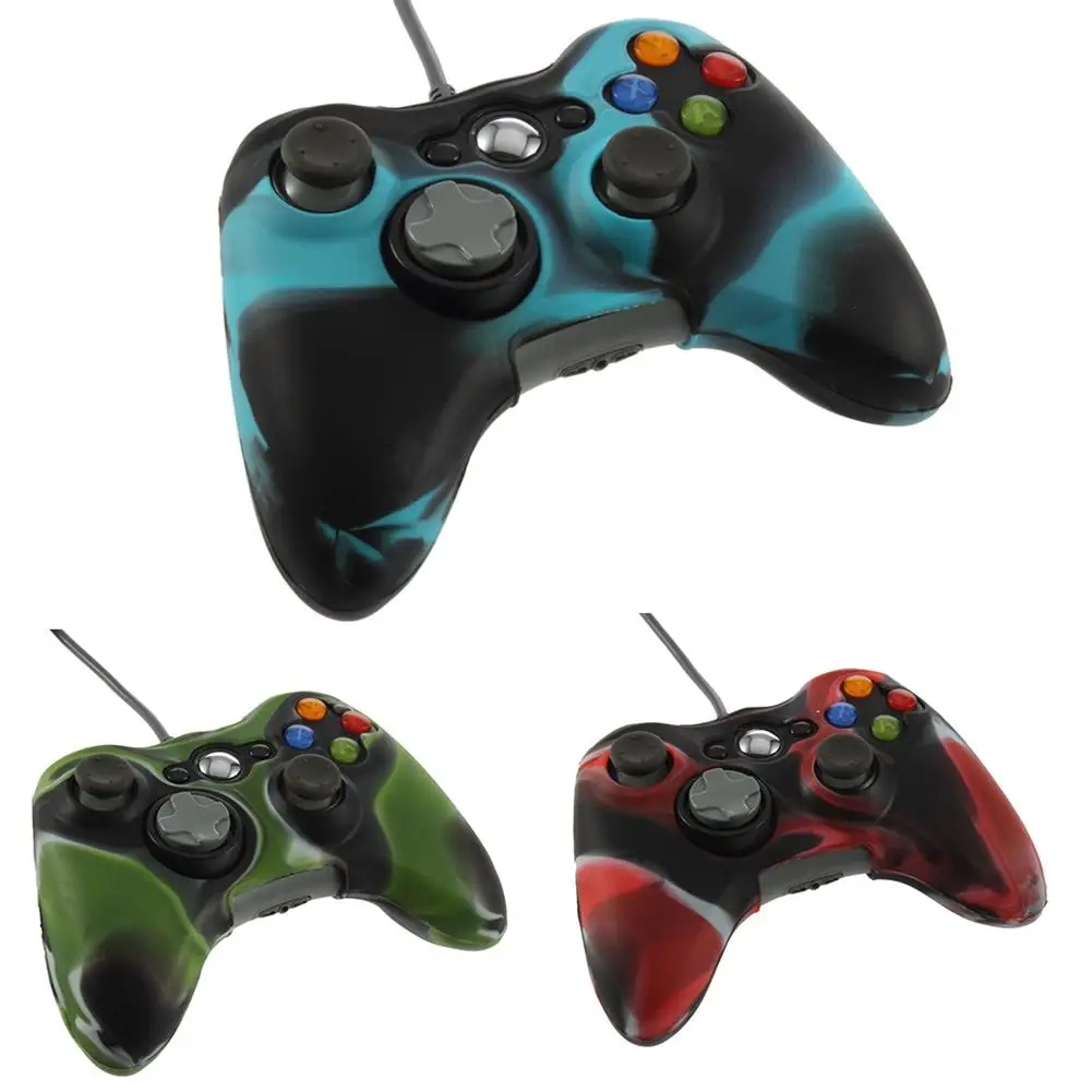 

Army Camouflage Silicone Cover Case Skin for Xbox 360 Wireless Game Controller Army Camouflage Silicone Cover