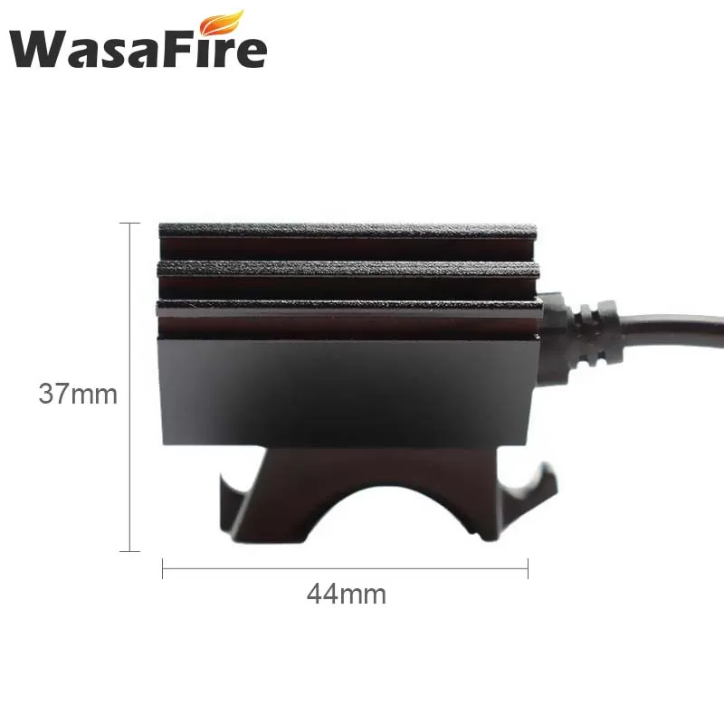 WasaFire 5000LM 2* XML T6 LED Bike Light Headlight MTB Bicycle Front Light Cycling Lamp + 18650 Battery Pack + Charger+Taillight