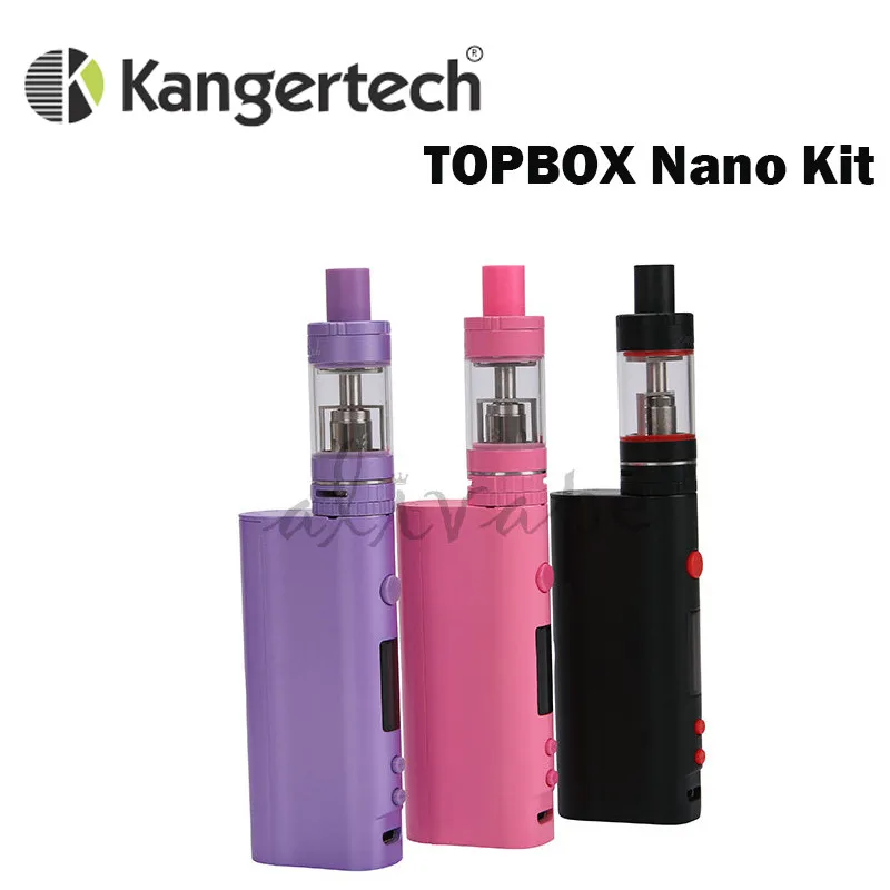 Original Kanger Topbox Nano Updated Subox Nano Starter Kit Electronic Cigarette Box Mod With Kangertech Toptank Nano