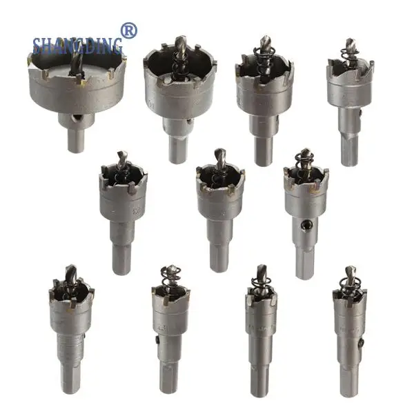 

2016 15-100mm Carbide Tip Tipped Drill Bit Set Metal Wood Alloy Cutter Hole Saw Tool Drill Bit Set Cobalt Wood Drilling