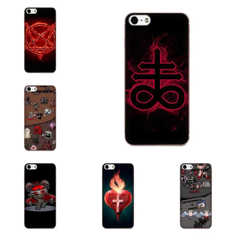 

For Sony Xperia Z Z1 Z2 Z3 Z4 Z5 compact Mini M2 M4 M5 T3 E3 E5 XA XA1 XZ Premium Painted Phone Case The Binding Of Isaac