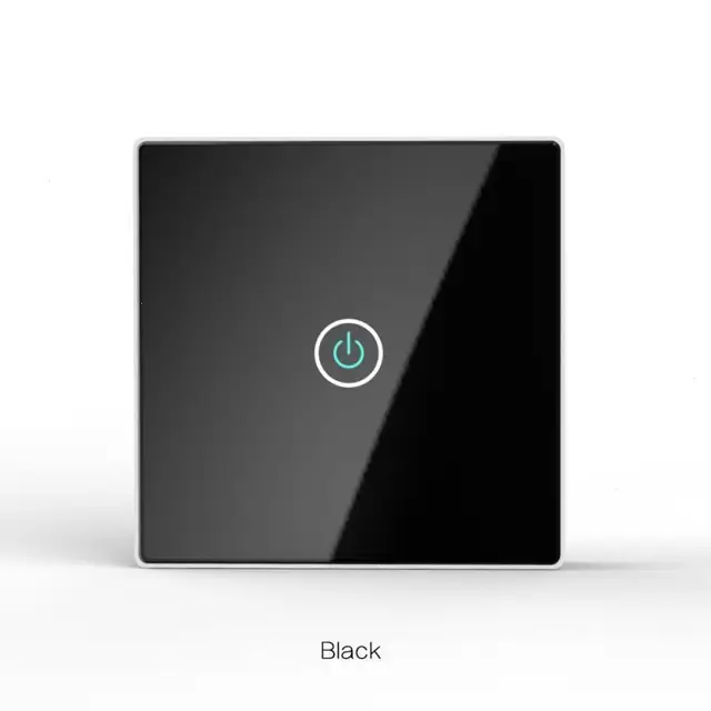 Wireless Wall Lights Switch Kit 1 Gang Crystal Glass Touch Panel Light