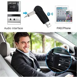 3,5 мм автомобиля беспроводной Bluetooth 3,0 + EDR 3,5 AUX аудио стерео Музыка динамик приемник Dongle адаптер с микрофоном A30