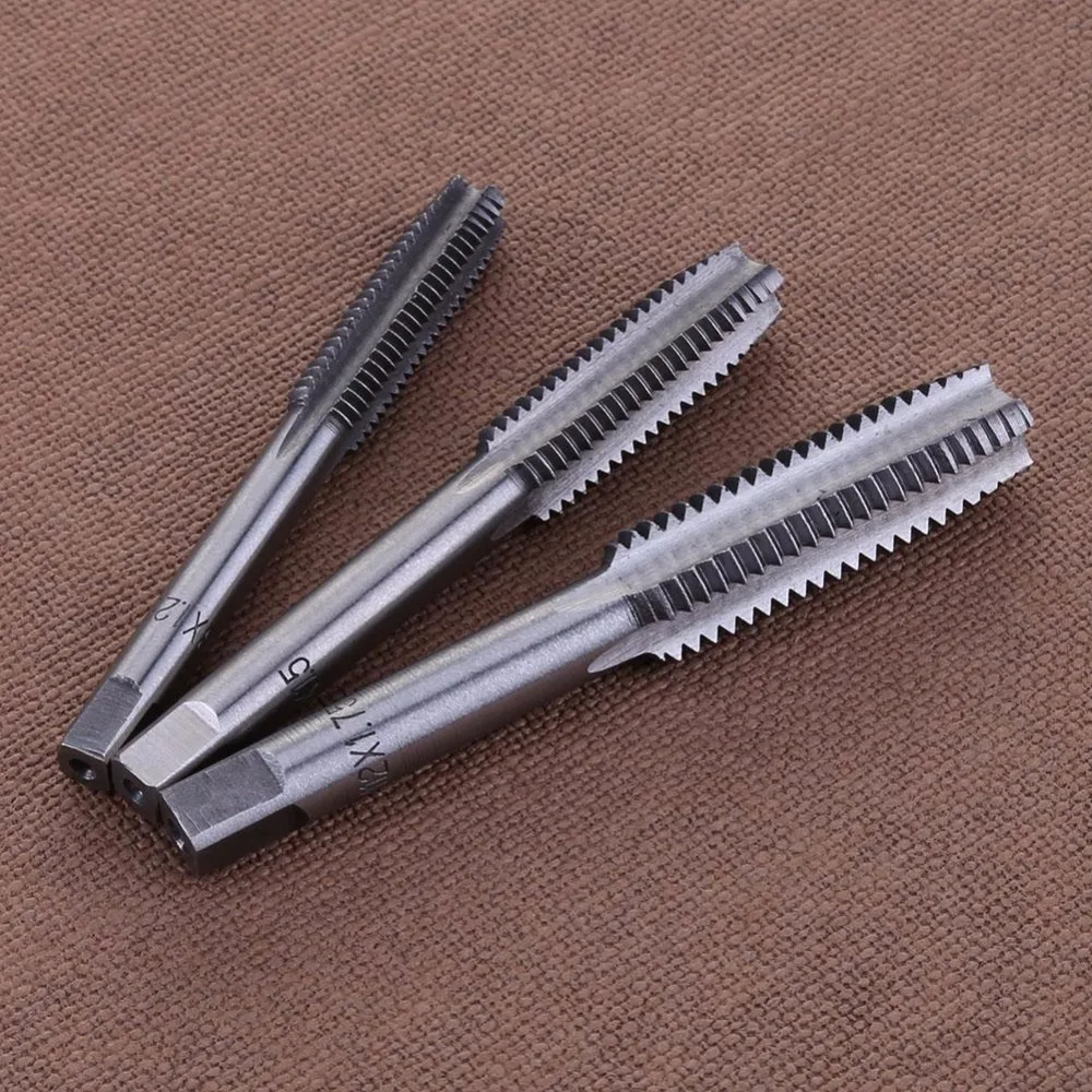 M3 M12 7 шт. Set Metric коснитесь рука Нажмите прямой слот с ручкой квадратных костюм