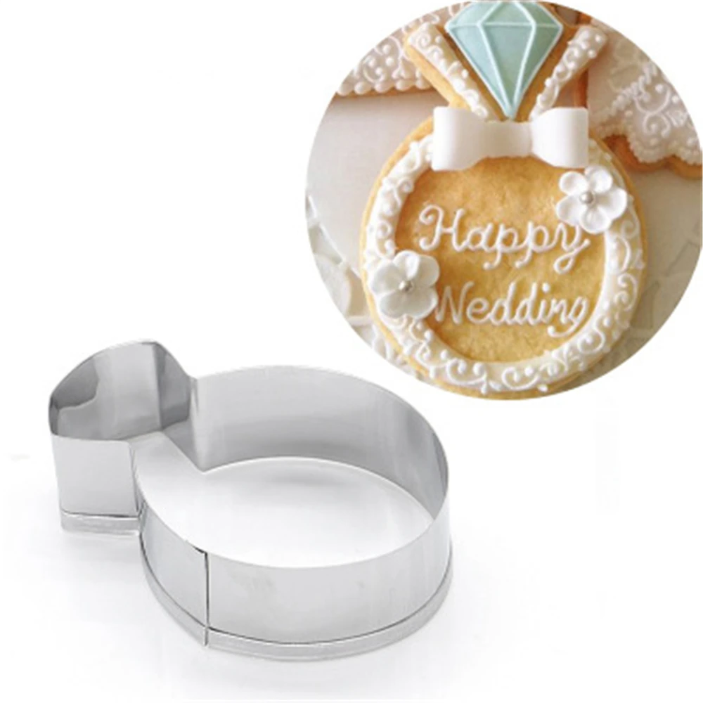 AMW Diamond Ring Shaped Fondant Cake Decorating Tools Cheap Kitchen