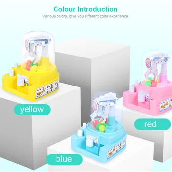 

Mini Claw Machine Kids Grab Ball Candy Doll Machine Toy for Kids Toys Gift FJ88
