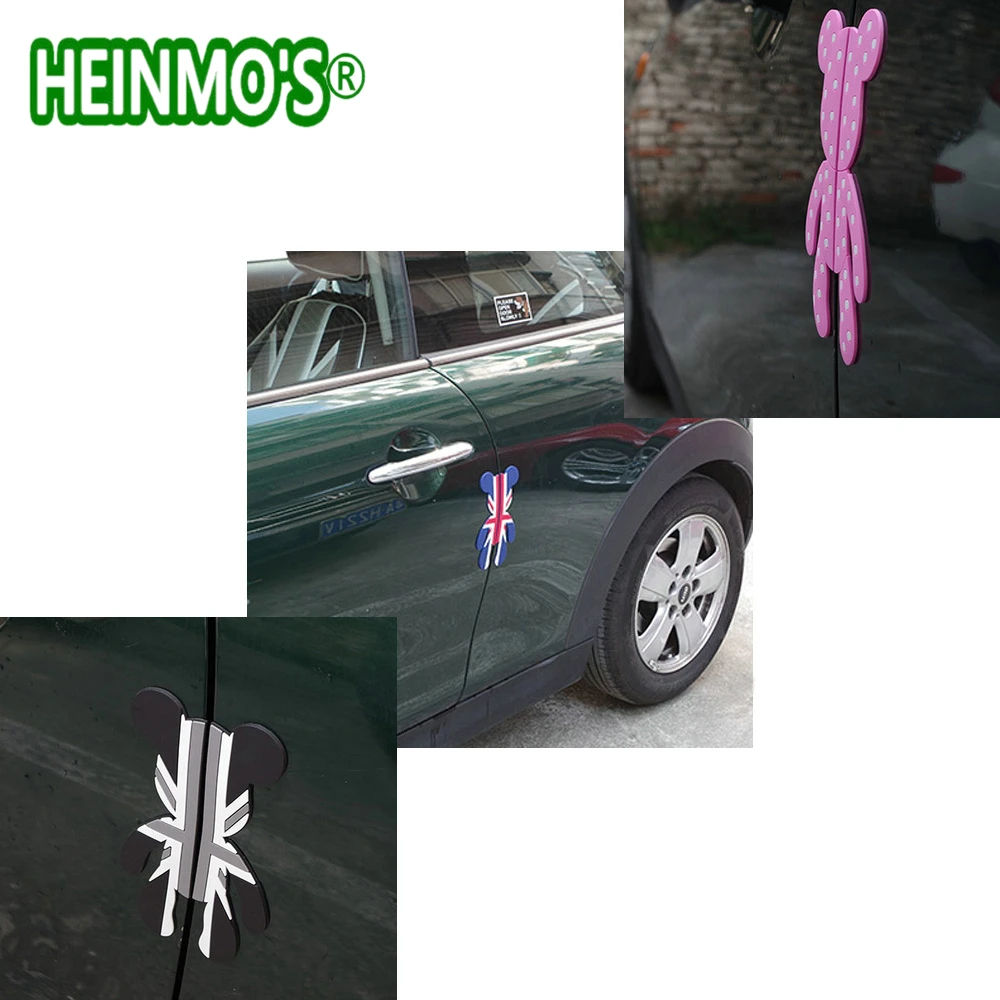 For Mini Cooper S Countryman Clubman R55 R56 R57 R58 R59 R60 R61 F54 F55 F56 F60 Violent Bear Car Stickers  Anti-collision Strip (11)