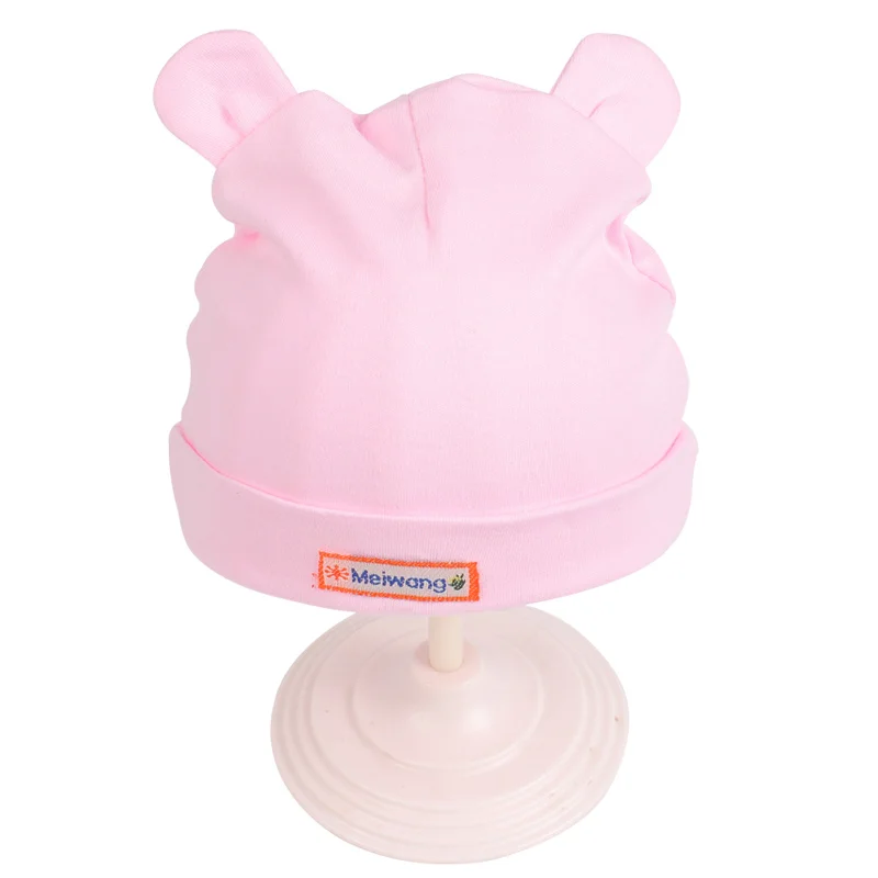 Spring Infant Hat Autumn Caps Colorful Cotton Caps Beanies For Girl Boy Winter Hedging Hats Cat Ear Hat Beanie Baby Accessories (19)