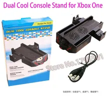 Newest 4-in-1 Dual Console Cooling Fan & Console Controller Gamepad Dual Charging Charger Station Stand for Microsoft XBOX ONE
