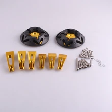 CNC Machined Stator Case Cover Crankcase Slider Crash Guard Protector For Kawasaki Z1000 2010-2015 Gold
