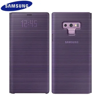 

Original Samsung Galaxy Note 9 Case LED Wallet Cover 360 Cute Luxury Leather Shockproof note9 Flip Card Pocket Holder Cover