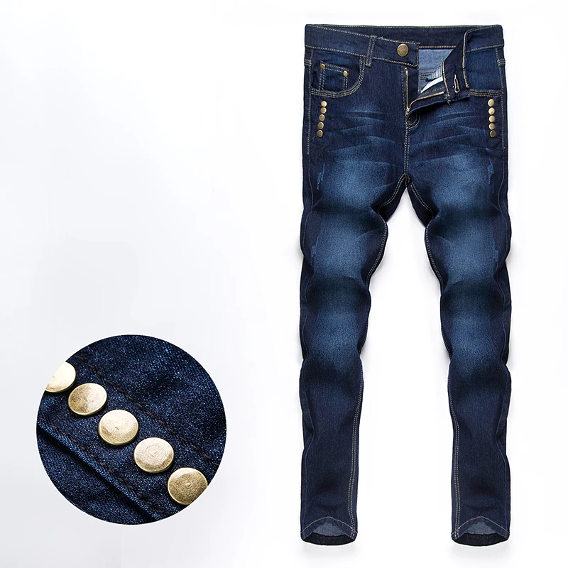 2015 New Fashion Men's Lightweight Denim Jeans Brand Men's Jeans