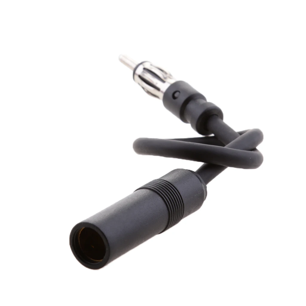 CAR RADIO ANTENNA EXTENSION CORD MALE FEMALE CAR AM FM ADAPTER CABLE 9.8'' Car Electronics Accessories
