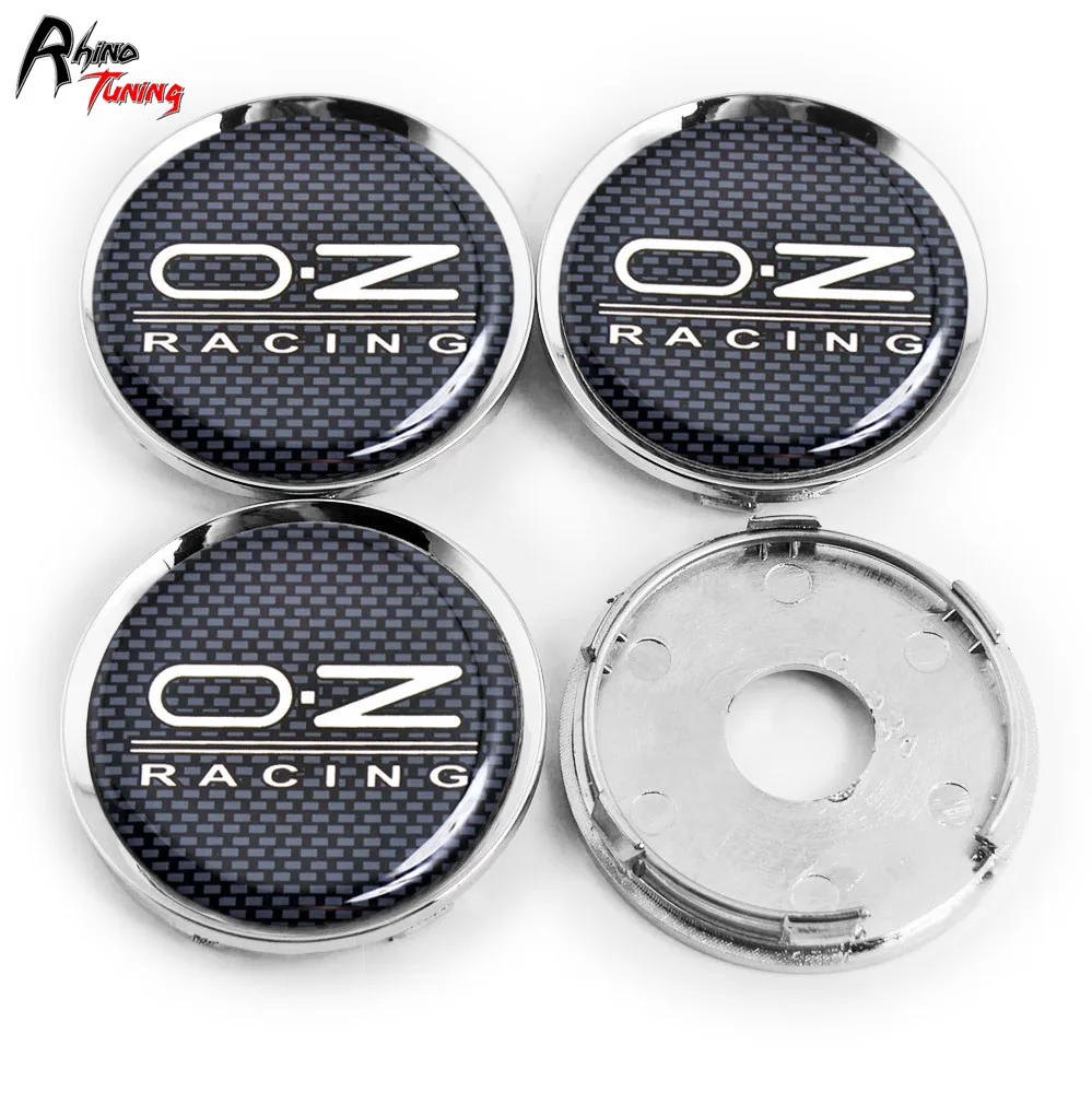 4pcs 64mm 60mm Japan OZ RACING Car Wheels Center Caps for Rims Hub Car