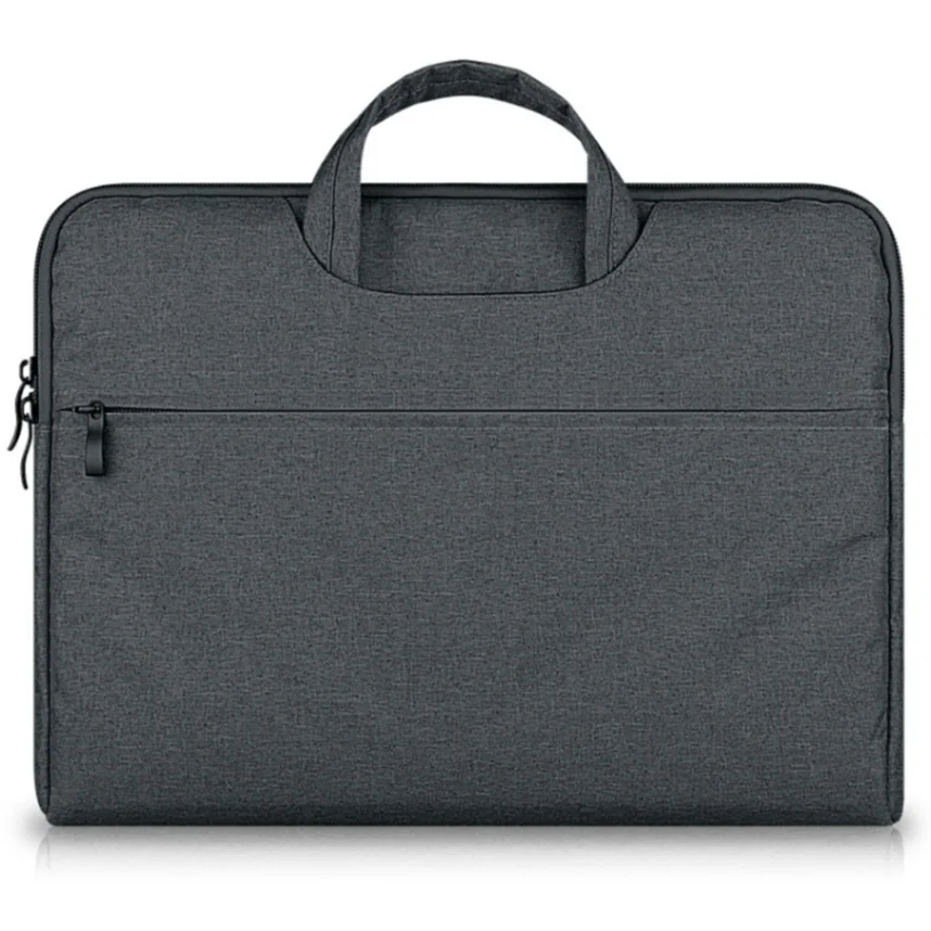 Чехол для ноутбука N001 с мягкой застежкой-молнией 11, 12, 13, 15, 15,6 дюймов, чехол для Macbook Air 13 Pro retina 15, сумки для ноутбука - Цвет: Deep Gray
