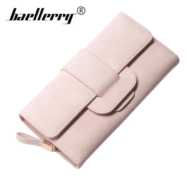 

Baellerry New Long Style Women Wallet Fashion Large Capacity Card Holders Pu Leather Coin Pockets Multi-function Hasp Purse