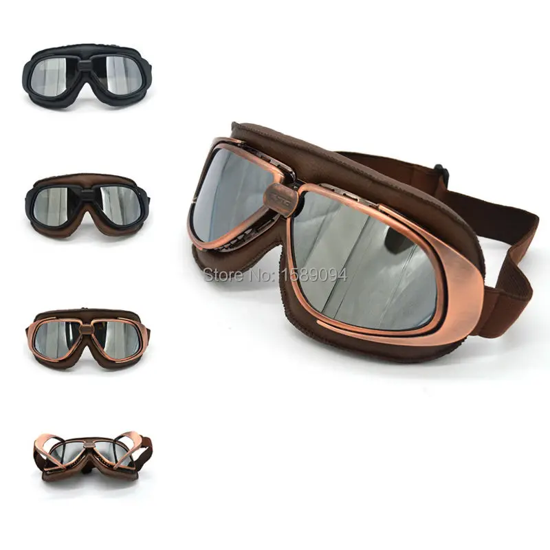 Buy Helmet Goggles With Silver Lens Motorcycle Goggle