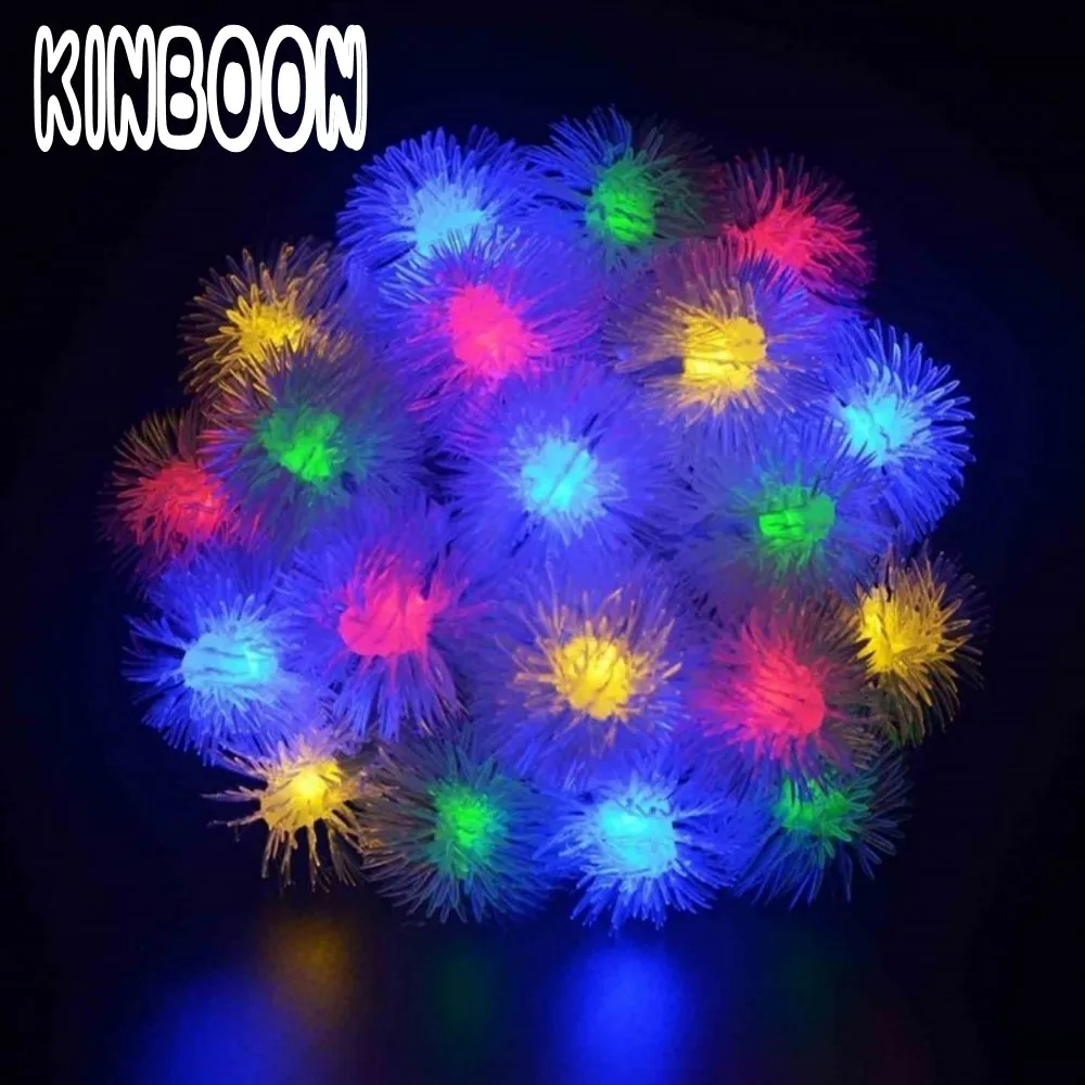 Edelweiss – Guirlande Lumineuse Boule De Neige À 80 Led, 10m, Avec