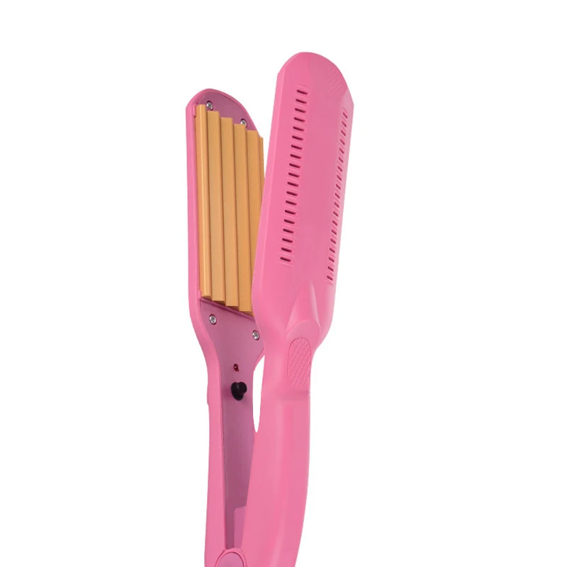 Контроль температуры гофрированный выпрямитель для волос пушистые маленькие