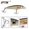 FTK Fishing Lure 1 pc  Bass Lure 100mm/12g Floating Hook Accessories Sinking Wobblers Hard Lure 3D Eye Fishlike Slow Floater HF ► Photo 1/6