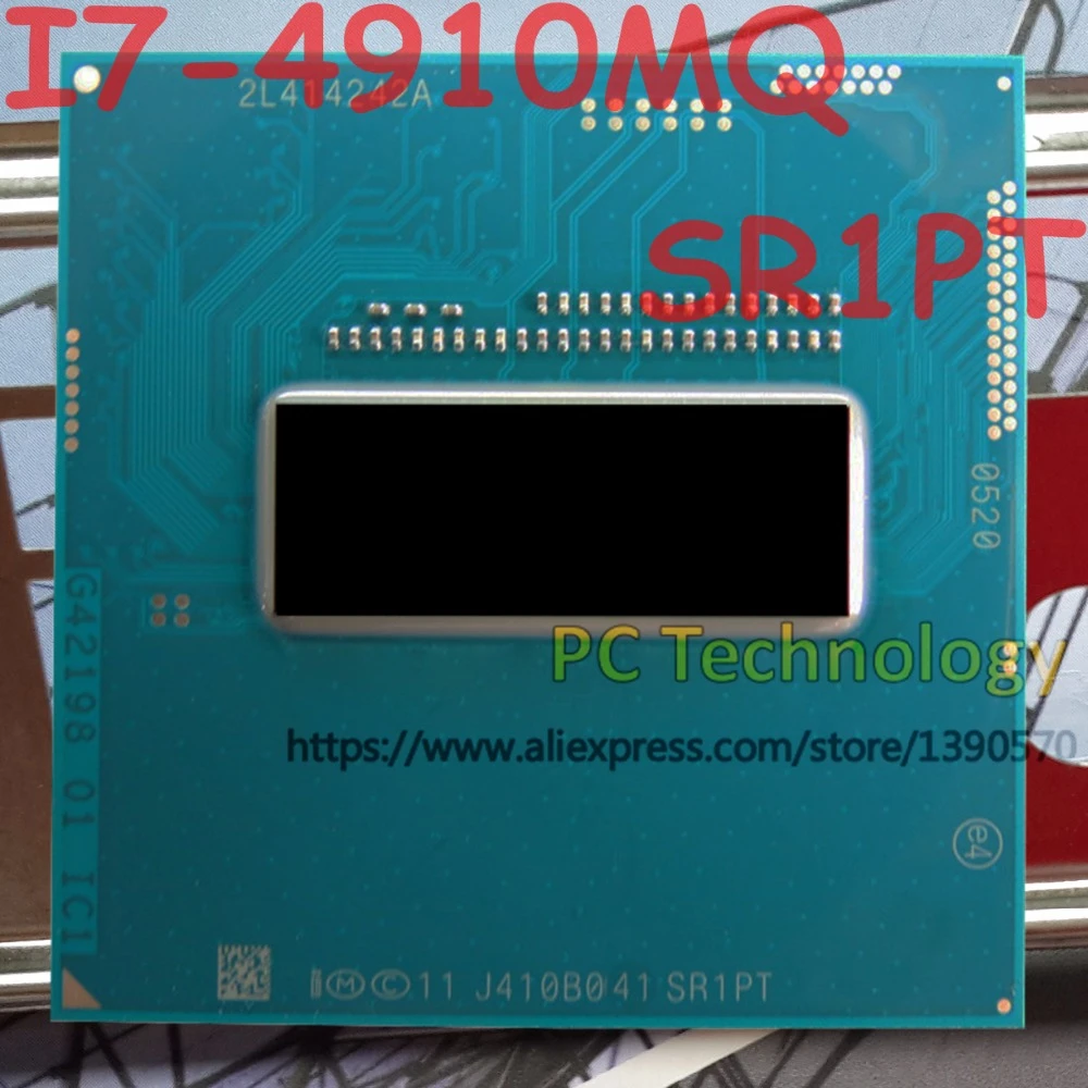 Original Intel Core I7-4910mq Sr1pt Cpu I7 4910mq Processor 2.9ghz 