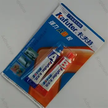 

Genuine 50pcs 16g kafuter AB strong glue modified acrylic multi-purpose AB adhesive ceramics plastic glue wholesale