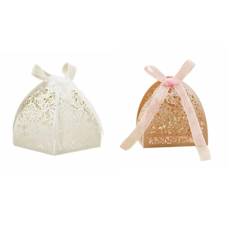 

25Pcs Hollow-Pattern Candy Boxes Set Lacer Gifts Container Wedding Decor Creative Packing Case For Anniversary Beloved Ones