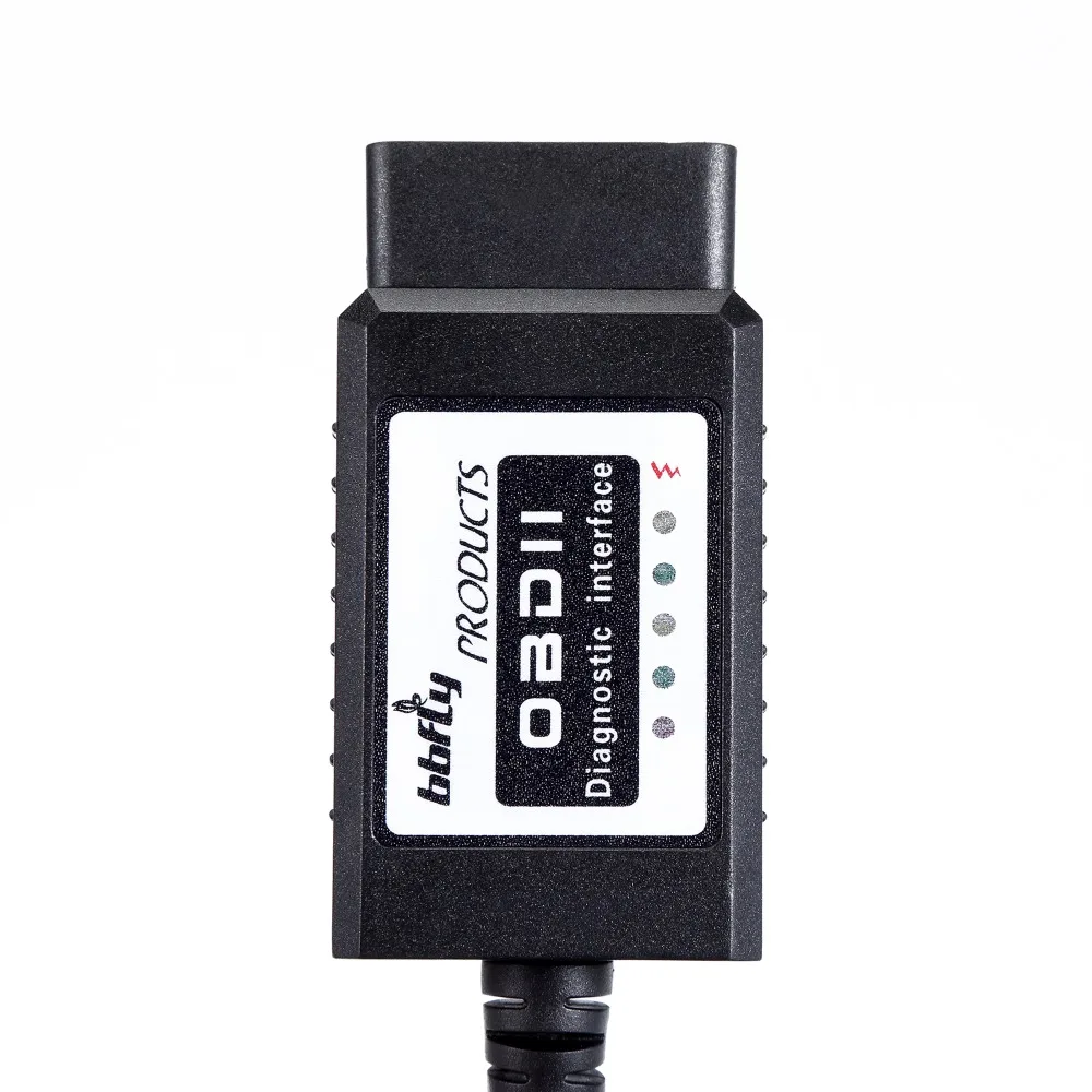 Bbfly-BF32301 ELM327 USB V1.5 FTDI чип OBD Авто диагностический сканер OBD2